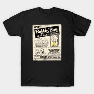 Retro Vintage Vintage Brussels Boy Fountain Bubble Boy For Your Bar Kitschy Drink Gadget T-Shirt